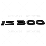 For Lexus Trunk Gloss Black IS 300 Letter Logo Badge Emblem Car Replace F-Sport