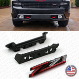 2019-22 Chevrolet Silverado Z71 Front Grille Plinth Nemapleate Emblem Chrome Red