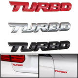 Universal 3D Fashion Waterproof Metal Turbo Car Decal Sticker Auto Decoration
