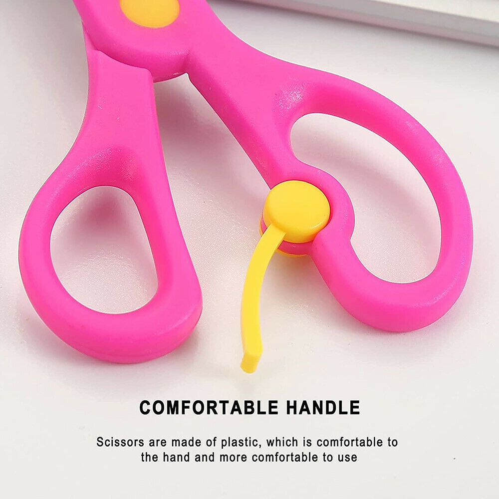 5PCS Children Kids Students Adult Anti-pinch Safety Art Craft Shears Scissors
