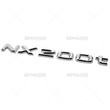 Lexus Liftgate OEM Chrome NX 200t Letter Logo Badge Car Emblem Replace F-Sport