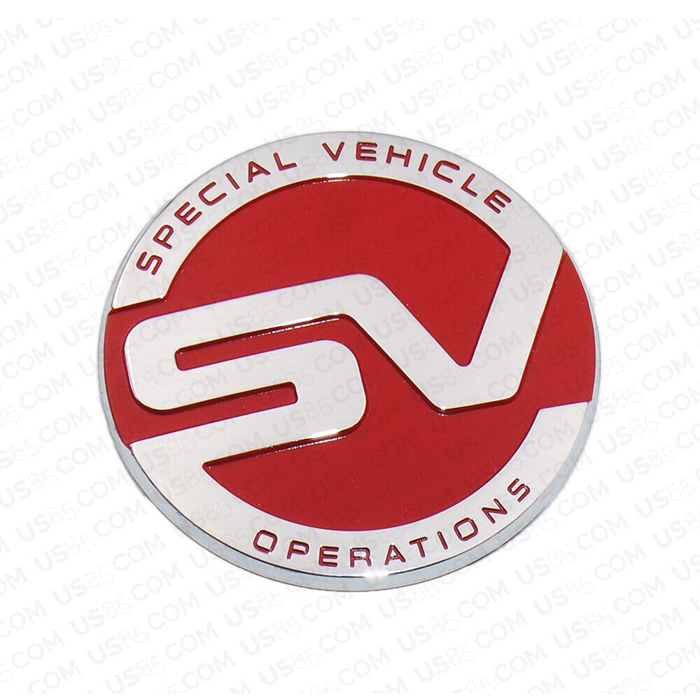 Aluminum Alloy Central Control Knob SV Special Vehicle Operation Decal Sticker