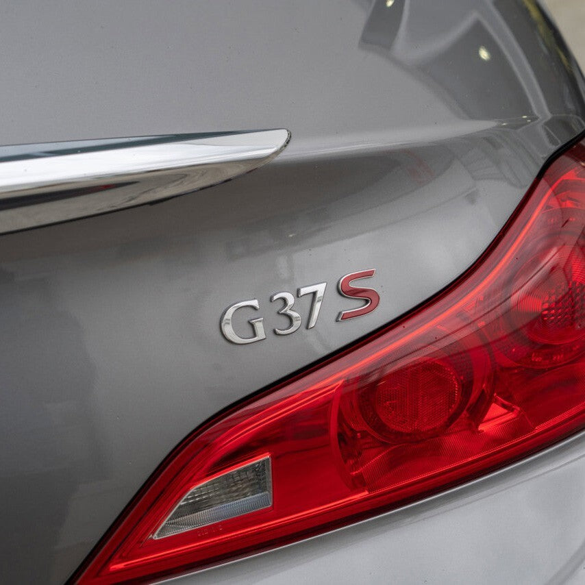 For Infiniti G37s Rear Trunk Logo Letter Badge Emblem Nameplate Sport Chrome