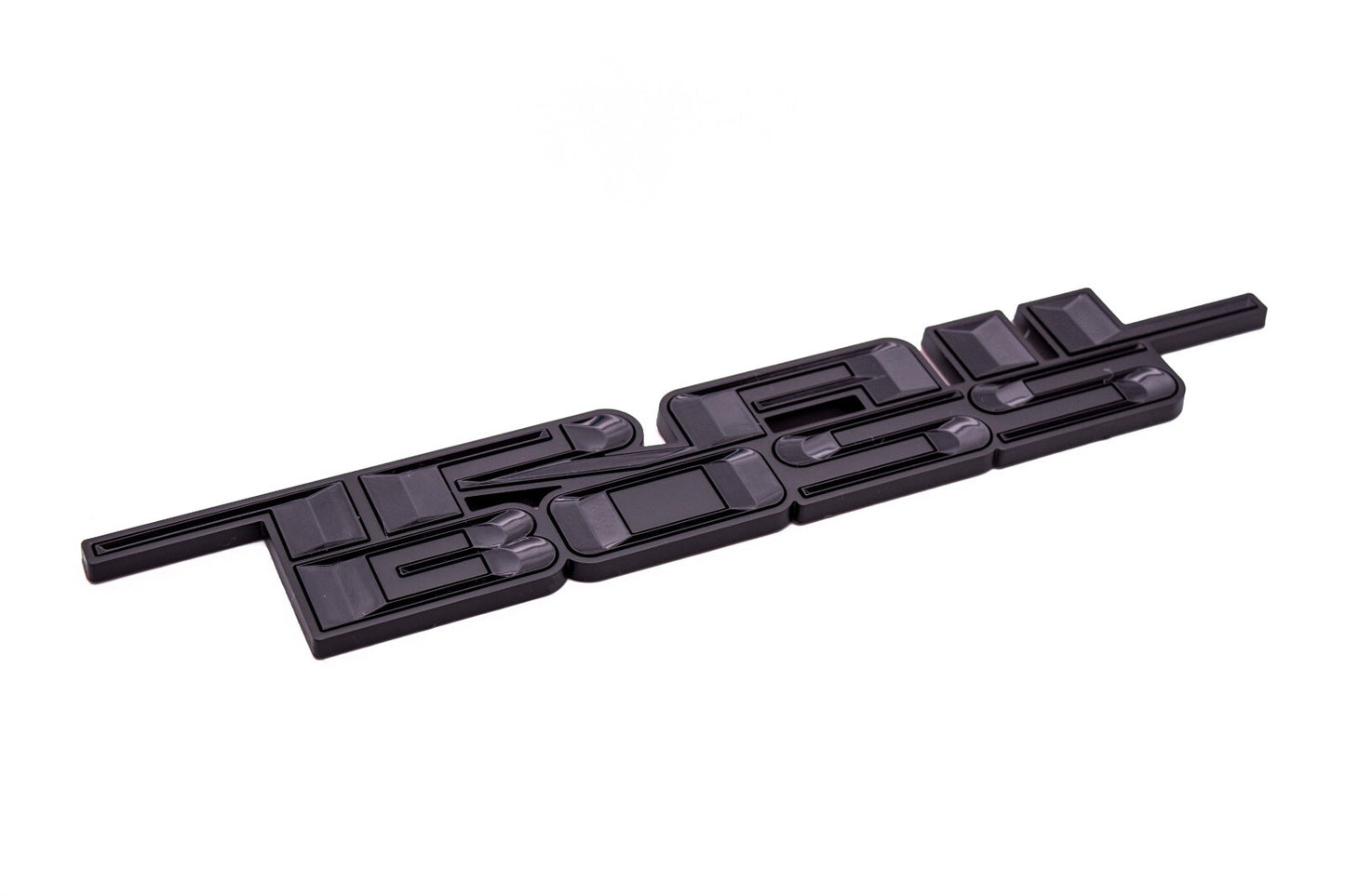 2 x Matte Black 2000-2024 Silverado Z71 Trailboss Emblem Badge Nameplate