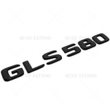 For Mercedes GLS 580 Letter Emblem Liftgate Logo Badge AMG Sport Gloss Black