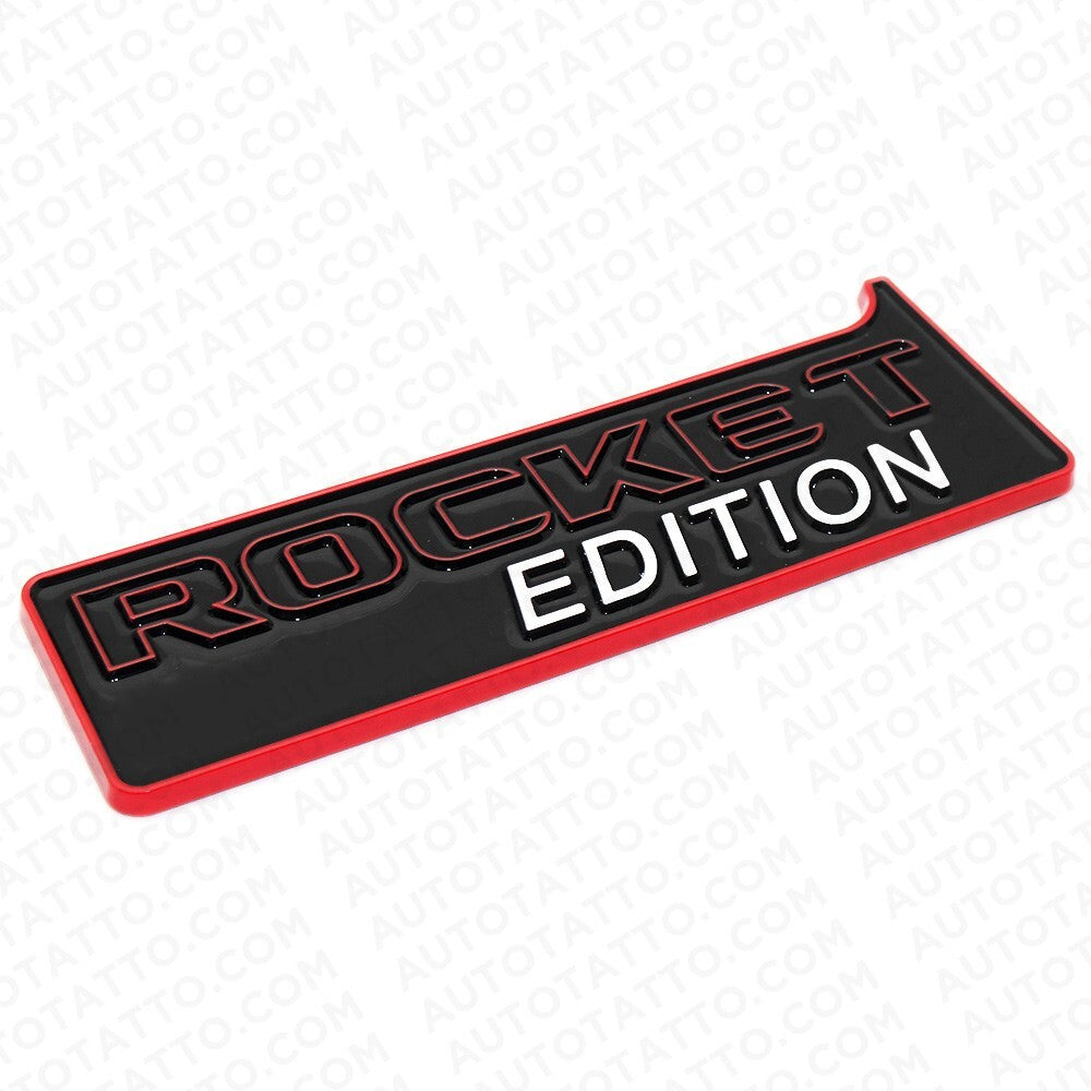 Mercedes BRABUS Rocket Edition Liftgate Nameplate Badge Medal Emblem Sport Black