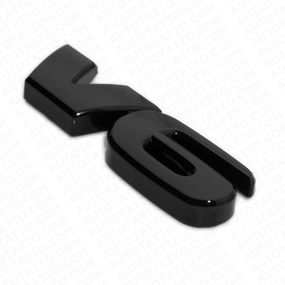 Tacoma Pickup Truck V6 Tailgate Rear Body Nameplate Logo TRD Emblem Gloss Black