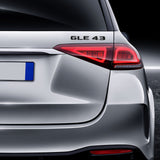 17-21 Mercedes GLE 43 Letter Emblem Liftgate Logo Badge AMG Sport Gloss Black