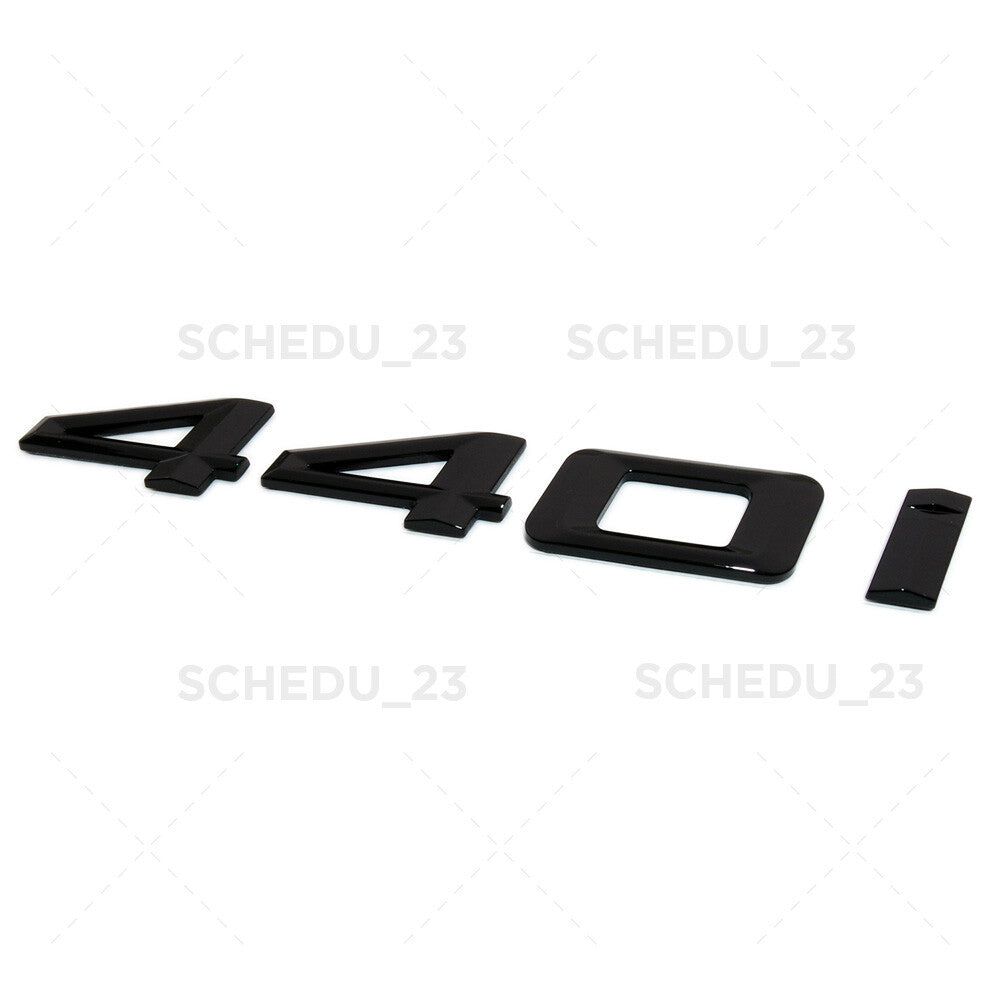 17-20 Gloss Black 440i 4 Series Trunk Lid Letter Emblem Badge M Performance