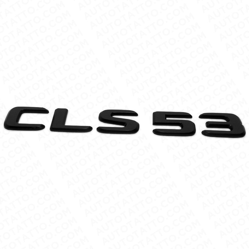 19-21 Mercedes-Benz CLS 53 CLS53 Letter Emblem Trunk Badge AMG Sport Matte Black