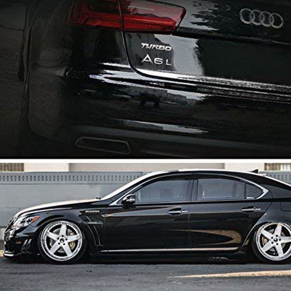 Universal 3D Fashion Waterproof Metal Turbo Car Decal Sticker Auto Decoration