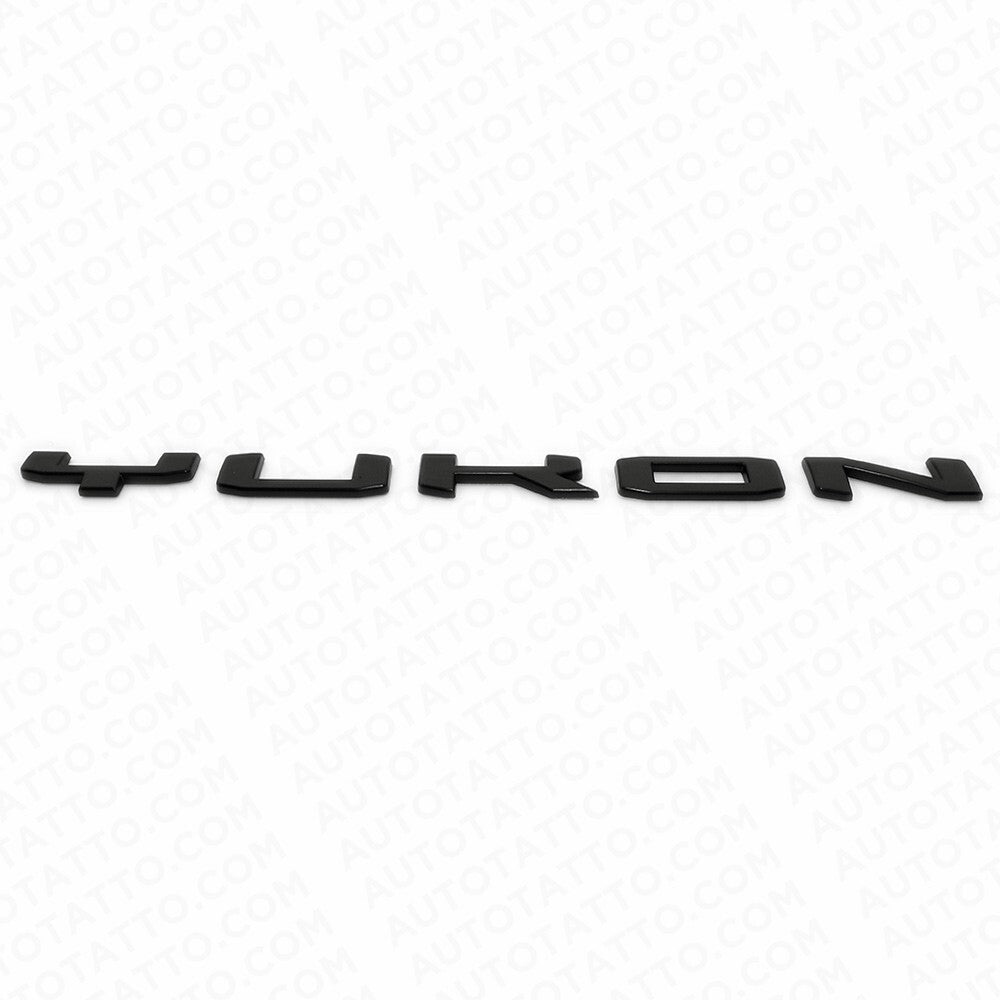 2021+ GMC Yukon Rear Liftgate Nameplate Letter Badge Emblem AT4 XL Matte Black