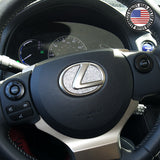 For Lexus Car Interior 3D Diamond Steering Wheel Logo Badge Emblem Decoration
