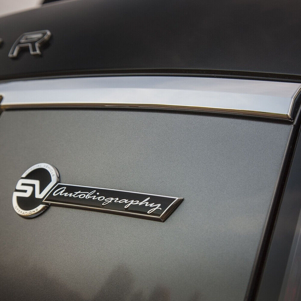 3D Fashion Metal SV Autobiography Emblem Car Decal Badge Sticker Auto Decoration