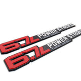For 23-24-25 Super-Duty F-250 350 450 6.7L Power Stroke Diesel Door Emblem
