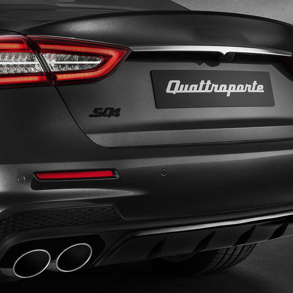 For Maserati Ghibli Quattroporte SQ4 Black Trunk Nameplate Logo Emblem Badges