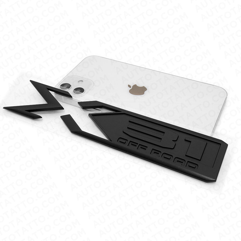 2x GMC Sierra X31 Off Road Truck Bed Decal Badge Logo Emblem Nameplate Blackout
