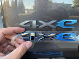 NEW - 2020-24 - 68412009AB - JEEP WRANGLER 4XE TAILGATE SILVER GRAY EMBLEM