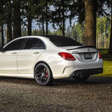 Carbon Fiber PSM Trunk Spoiler Wing 15-21 Mercedes W205 C Class 4dr AMG Sedan