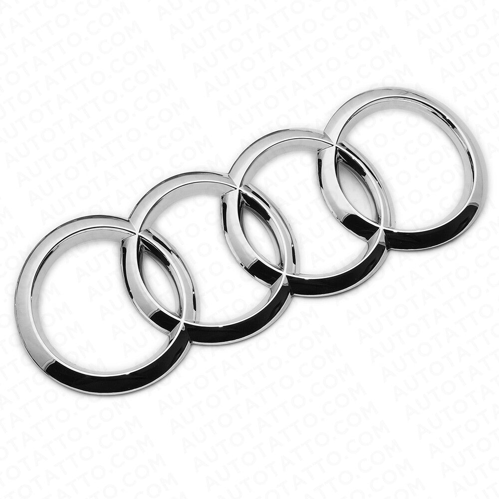 12-18 Audi A7 S7 RS7 Rear Liftgate Trunk Sign Logo Ring Badge Emblem OEM Chrome