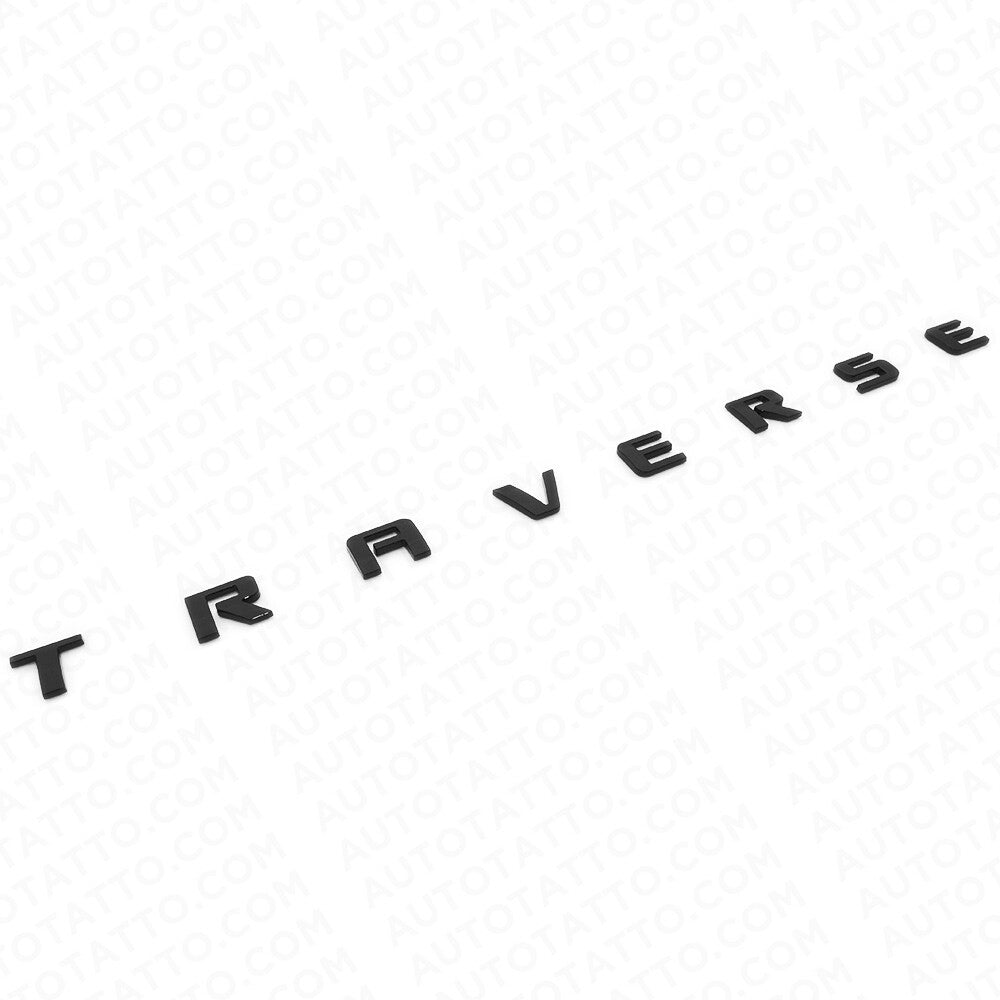 Chevy Traverse Front Door Left or Right Badge Nameplate Logo Emblem Gloss Black