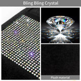 2x Bling Multicolor Rhinestone Seat Belt Shoulder Pads Crystal Cushion Car Cover
