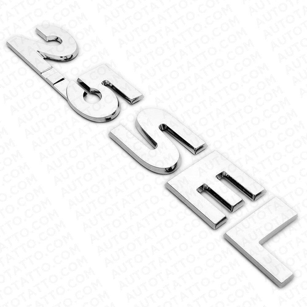 For 11-14 VW Jetta 2.5 SEL Rear Truck Rear Lid Nmaeplate Badge Emblem Chrome