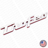 For Maserati Levante GT Side Fender Trofeo Emblem Nameplate Badge Chrome Red