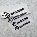 Car Wheels Brake Caliper Brembo Racing Sticker Decal Logo Decoration Sport Black