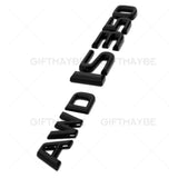Lexus Trunk Gloss Black AWD IS 350 Letter Logo Badge Emblem Car Replace F-Sport