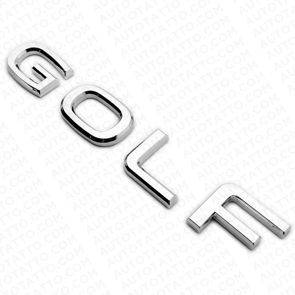 22-23 MK8 Golf Rear Truck Lid Nmaeplate Badge Emblem Chrome