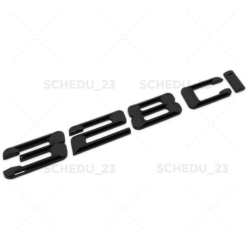 For BMW 328Ci Logo Emblem Replace Badge Car Lid M Series Performance Gloss Black