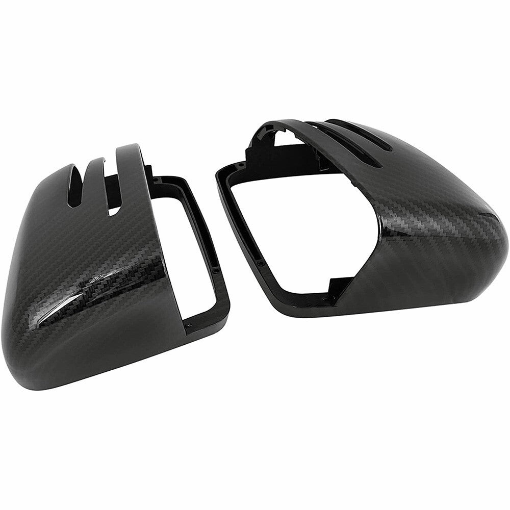 Carbon Fiber Style Side Rear Mirror Cover For Mercedes W204 W212 W117 C E Class
