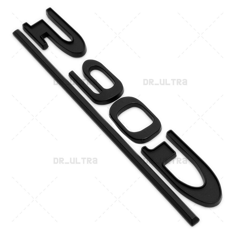 Tesla Liftgate P90D Performance Nameplate Logo Badge Emblem Sport Matte Black
