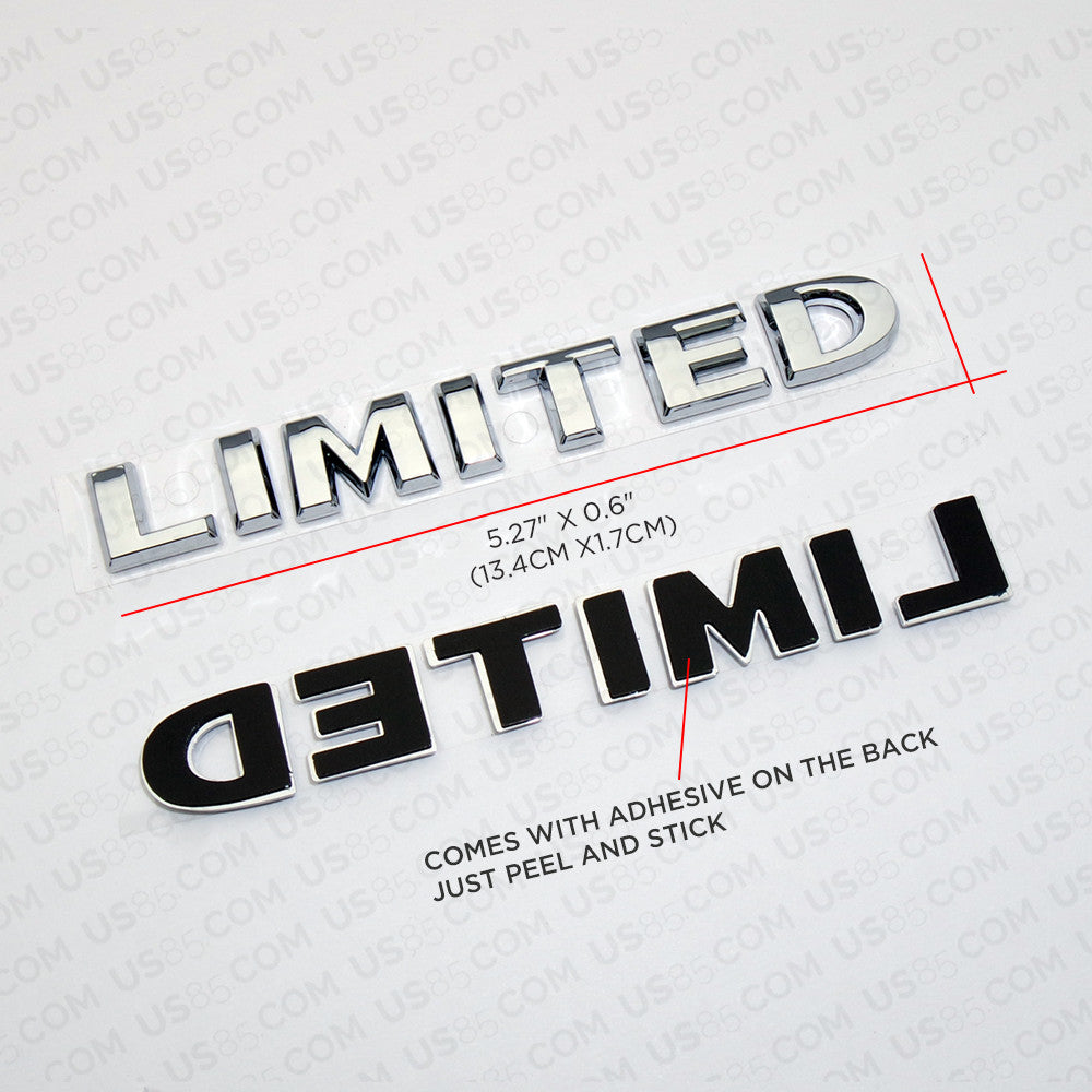 Universal Chrome OEM ABS Limited Liftgate Logo Sport Emblem For Mopar Truck SUV