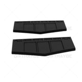 2pcs For GM Chevy CAMARO Logo Fender Marker Emblem 3D Blackout Badge RS SS ZL1