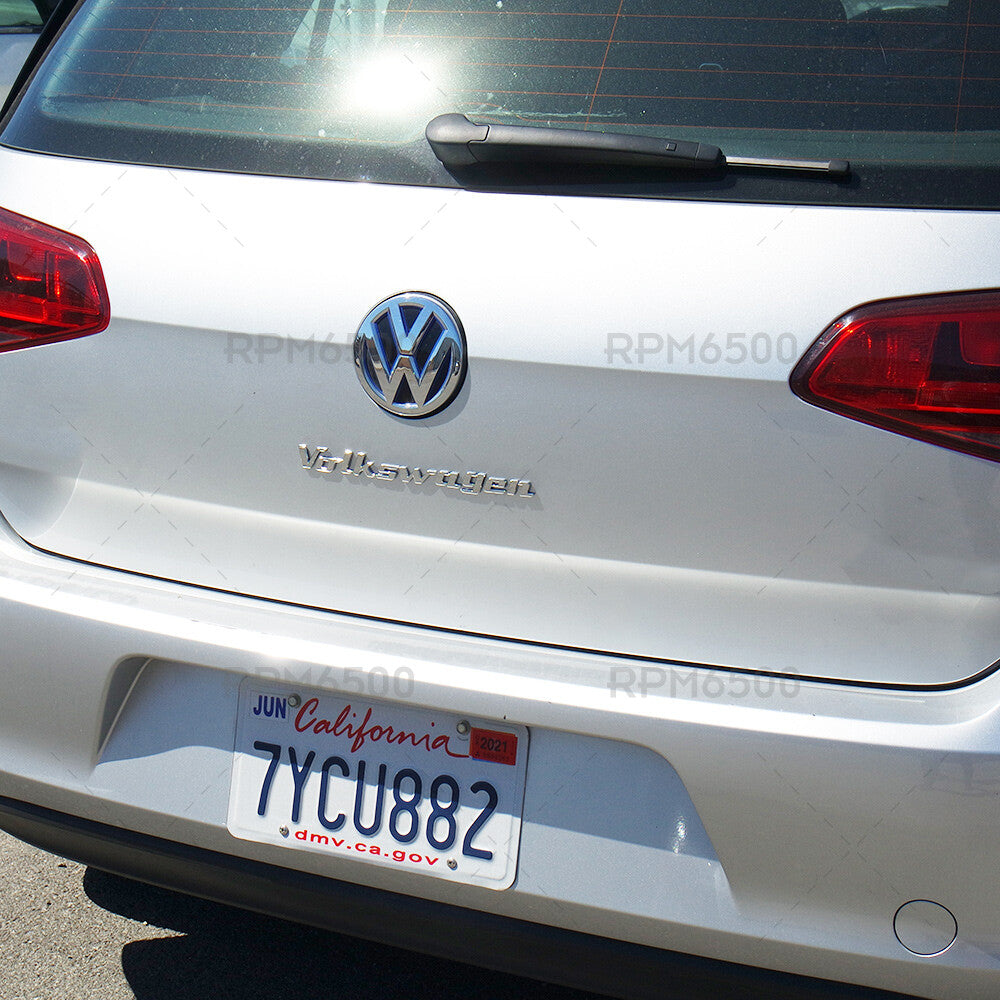 Universal Signature Style Rear Liftgate Badge Sport Letter Logo Emblem For VW