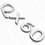 For Infiniti QX60 Rear Liftgate Logo Letter Badge Emblem Nameplate Silver Chrome