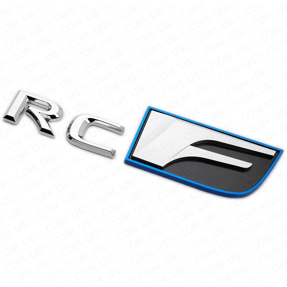 For Lexus Trunk Lid RCF RC F Letter Logo Badge Emblem Car Replace F-Sport Chrome