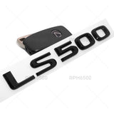 For Lexus Rear Turnk Lid LS 500 Letter Logo Badge Emblem Car Replace Gloss Black