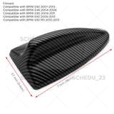 BMW E90 E91 E92 3 Seires M3 E82 Carbon Fiber Style Shark Fin Antenna Cover Cap