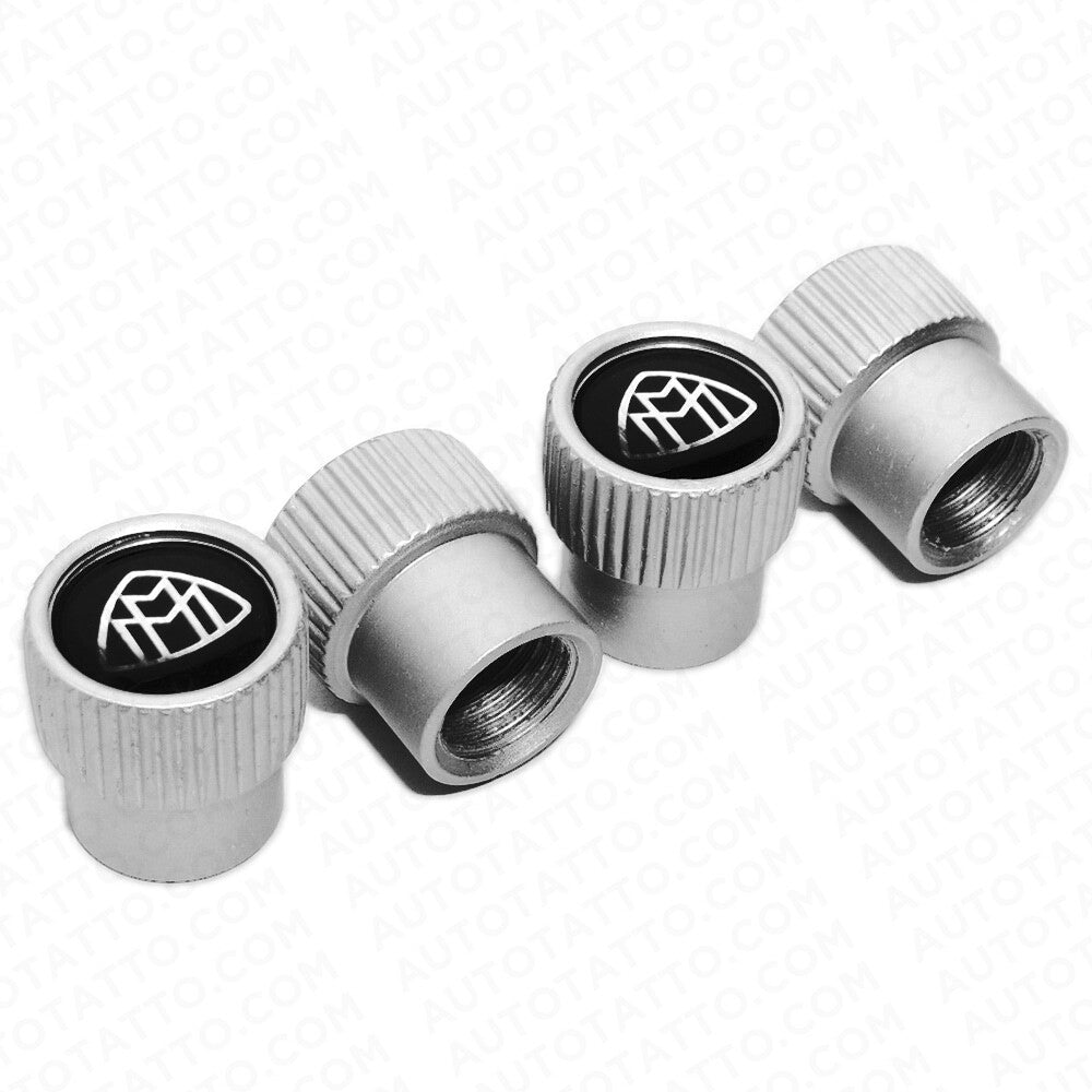 For Maybach Roundel Car Wheels Tire Air Valve Caps Stem Dust Logo Cover Sport