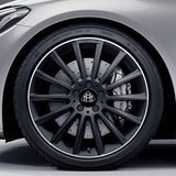 4x Mercedes Maybach Wheels Center Cap Hub Cover Inserts Replacement Sport Black