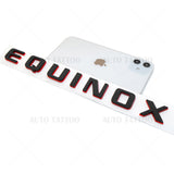 2x Chevy Equinox Front Door Nameplate Letter Logo Badge Emblem Sport Redline