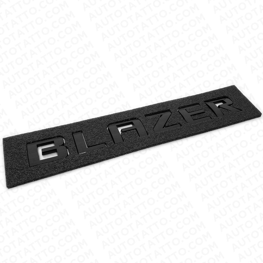 19-23 Chevrolet Blazer Rear Liftgate Gloss Black Letter Nameplate Badge Emblem