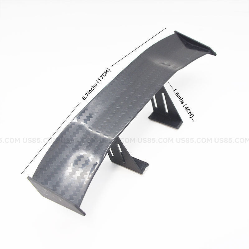 Carbon Fiber Universal Mini Spoiler Auto Car Trunk Tail Decoration Sport Wing