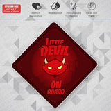 Cute Little Devil On Board 3D Sticker Decal Kid Baby In Car Van Window Decorate
