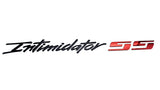 1Pc Intimidator SS Emblem Letters Badge 88980874 Black Red 17 INCH