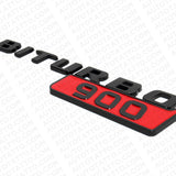 2x Mercedes BRABUS BITURBO 900 Fender Nameplate Badge Marker Emblem Gloss Black