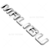Chevy Malibu Trunk Lid Door Letter Emblem Logo Badge Nameplate OEM Chrome Sport